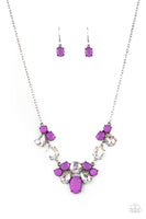 Ethereal Romance Purple Bling Necklace Paparazzi Accessories