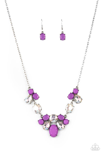 Ethereal Romance Purple Bling Necklace Paparazzi Accessories
