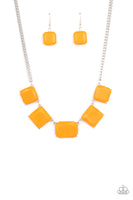 Instant Mood Booster - Orange Necklace Paparazzi Accessories