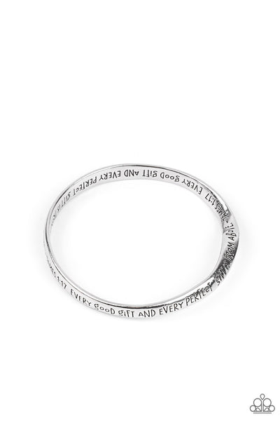 Perfect Present - Silver Bracelet  Paparazzi Accessories