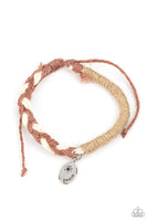 Perpetually Peaceful - Brown Bracelet Paparazzi Accessories