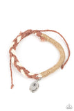 Perpetually Peaceful - Brown Bracelet Paparazzi Accessories
