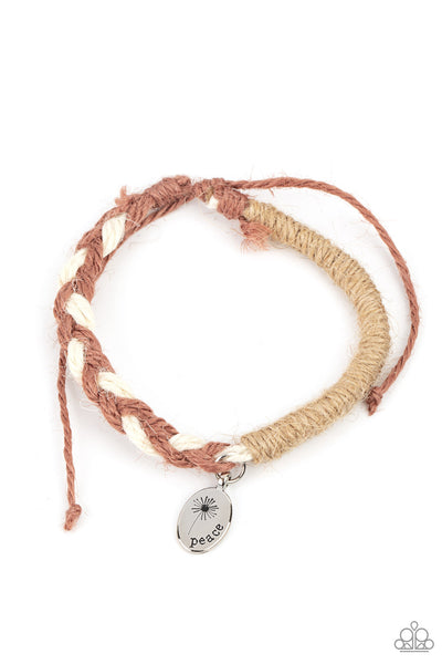 Perpetually Peaceful - Brown Bracelet Paparazzi Accessories