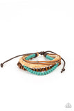 STACK To Basics - Blue Bracelet Paparrazi Accessories