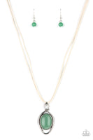 Desert Mystery - Green Jade Necklace Paparazzi Accessories