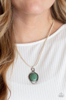 Desert Mystery - Green Jade Necklace Paparazzi Accessories