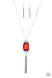 Timeless Talisman - Red Necklace Paparazzi Accessories