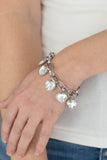 Candy Heart Charmer - White Bracelet Paparazzi Accessories