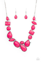 Mystical Mirage - Pink Necklace Paparrazi Accessories