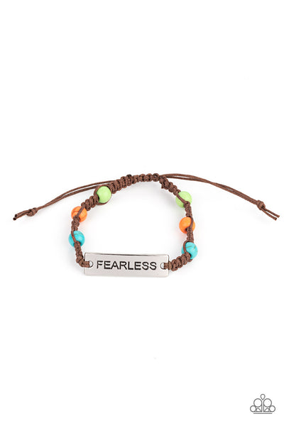 Conversation Piece - Multi Fearless Bracelet Paparazzi Accessories