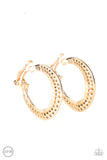 Moon Child Charisma Gold Clip-on Earrings Paparazzi Accessories