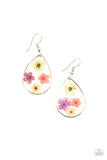 Perennial Prairie - Multi Flower Earrings Paparazzi Accessories