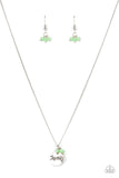 Warm My Heart - Green mom necklace Paparrazi Accessories mother