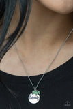 Warm My Heart - Green mom necklace Paparrazi Accessories mother