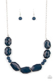 Melrose Melody - Blue Necklace Paparazzi Accessories