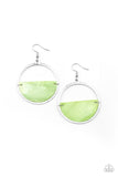 Seashore Vibes - Green Earrings Paparazzi Accessories