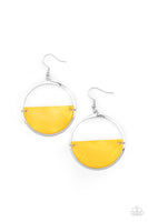 Seashore Vibes - Yellow Earrings Paparazzi Accessories