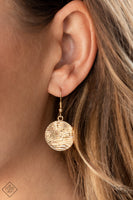 Circulating Shimmer - Gold FF Necklace Paparazzi Accessories