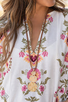 Circulating Shimmer - Gold FF Necklace Paparazzi Accessories