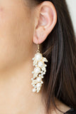 The Party Has Arrived Gold Pearl Earrings Paparazzi Accessories