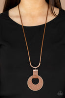 Luxe Crush - Copper Leather Necklace Paparazzi Accessories