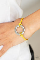 Choose Happy Yellow Mustard Bracelet Paparazzi Accessories