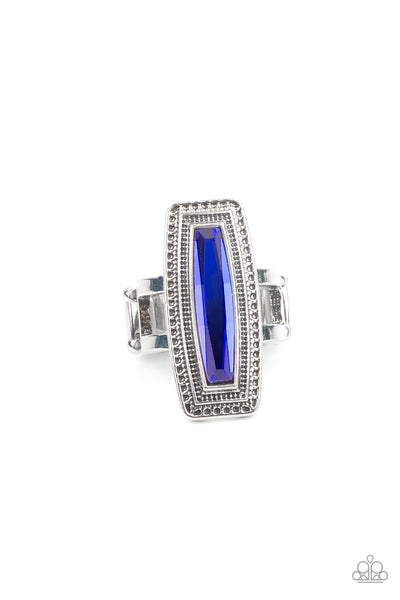 Luminary Luster Blue Multi Ring Paparrazi Accessories