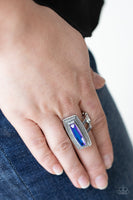 Luminary Luster Blue Multi Ring Paparrazi Accessories