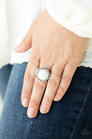 Dreamy Dunes - White Ring Paparazzi Accessories