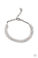 Chicly Candescent - Black Bling Bracelet Paparazzi Accessories