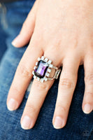 Galactic Glamour - Purple Bling Ring Paparazzi Accessories