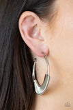 Artisan Attitude Silver Hoop Earrings Paparazzi Accessories