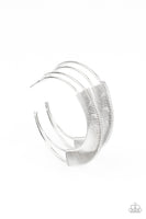 Artisan Attitude Silver Hoop Earrings Paparazzi Accessories