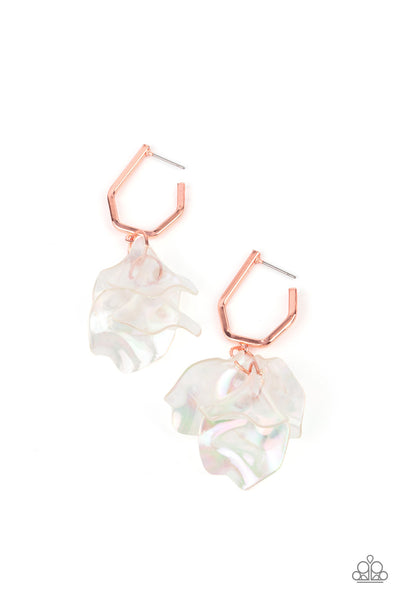 Jaw-Droppingly Jelly - Copper Hoop Earrings Paparazzi Accessories