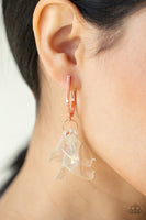 Jaw-Droppingly Jelly - Copper Hoop Earrings Paparazzi Accessories