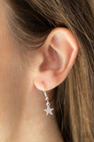 Americana Girl Silver Star Layered Necklace Paparazzi