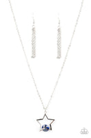 Starry Fireworks Blue Star Necklace Paparazzi Accessories