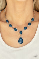Party Paradise - Blue Navy Necklace Paparazzi Accessories