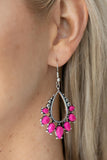 Flamboyant Ferocity - Pink Earrings Paparazzi Accessories