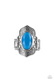 Taj Mahal Trendsetter - Blue Ring Paparazzi Accessories