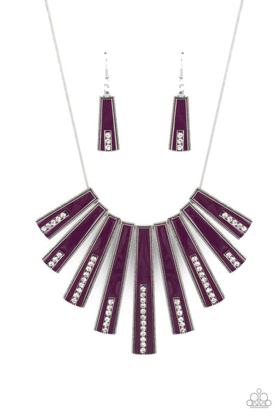 FAN-tastically Deco Purple Necklace Paparazzi Accessories