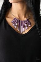 FAN-tastically Deco Purple Necklace Paparazzi Accessories