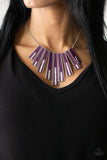 FAN-tastically Deco Purple Necklace Paparazzi Accessories