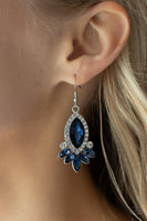 Prismatic Parade - Blue Bling Earrings Paparazzi Accessories