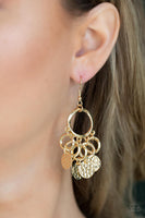 Partners in CHIME - Gold Earrings Paparazzi Accessories