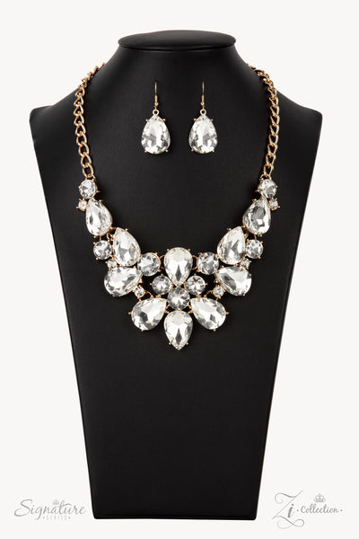 The Bea gold 2021 Zi Collection Necklace Paparazzi Accessories