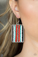 Beadwork Wonder Red seed bead Earrings Paparazzi Accessories