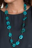 Paparazzi Accessories Waikiki Woods Necklace Blue