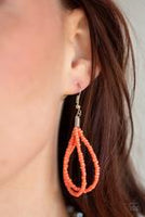 The Great Outback orange Coral Paparazzi Accessories Sead Bead necklace
