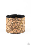 Paparazzi Cork Congo Brass Urban Wrap Bracelet